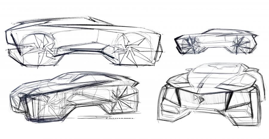 Эскиз DS Aero Sport Lounge Concept 2020 года  (фото 32 из 68)